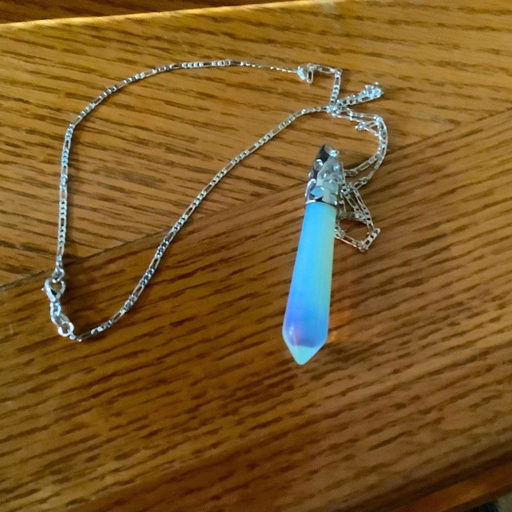 Natural Quartz Gemstone Hexagonal Pointed Reiki C… - image 1